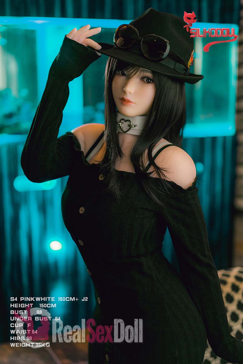 150cm / 4ft11 F-cup Asian Silicone Sex Doll Savannah With Head J2 vista 3