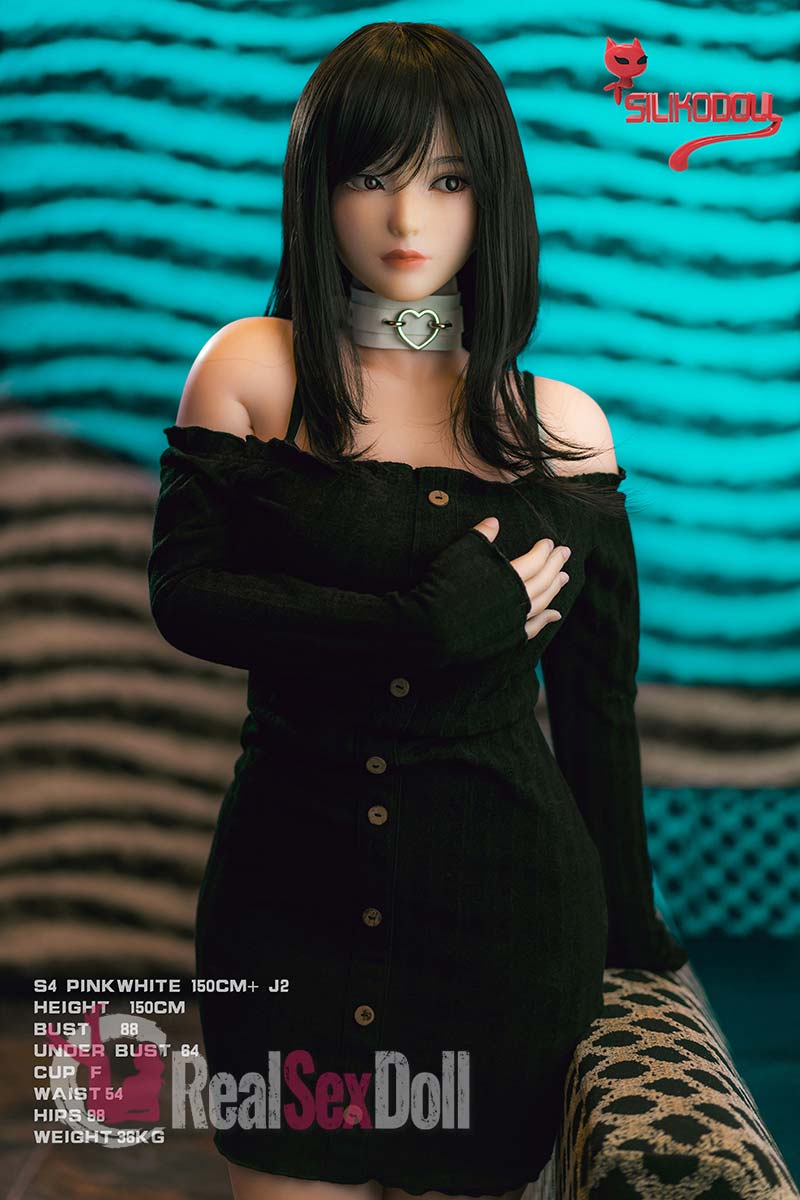 150cm / 4ft11 F-cup Asian Silicone Sex Doll Savannah With Head J2 vista 5