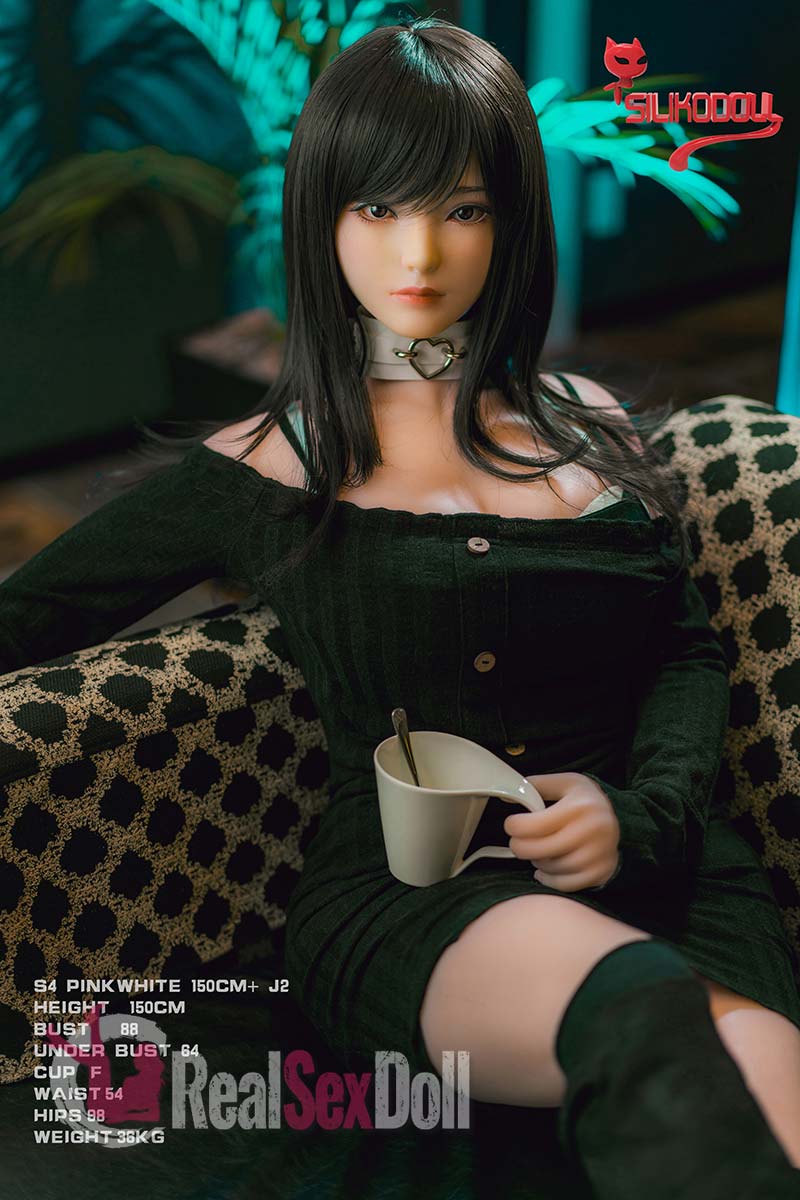 150cm / 4ft11 F-cup Asian Silicone Sex Doll Savannah With Head J2