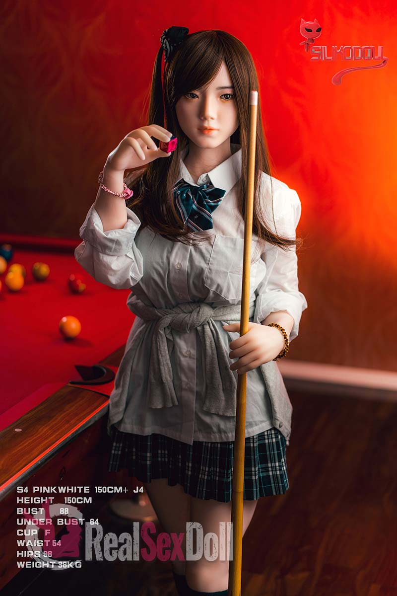 150cm / 4ft11 F-cup Asian Silicone Sex Doll Florence With Head J4 vista 4