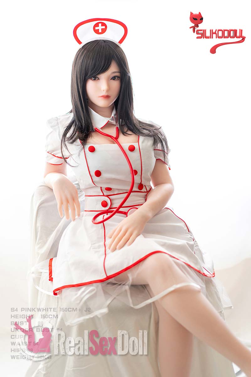 150cm / 4ft11 F-cup Asian Silicone Sex Doll Catherine With Head J2 vista 4