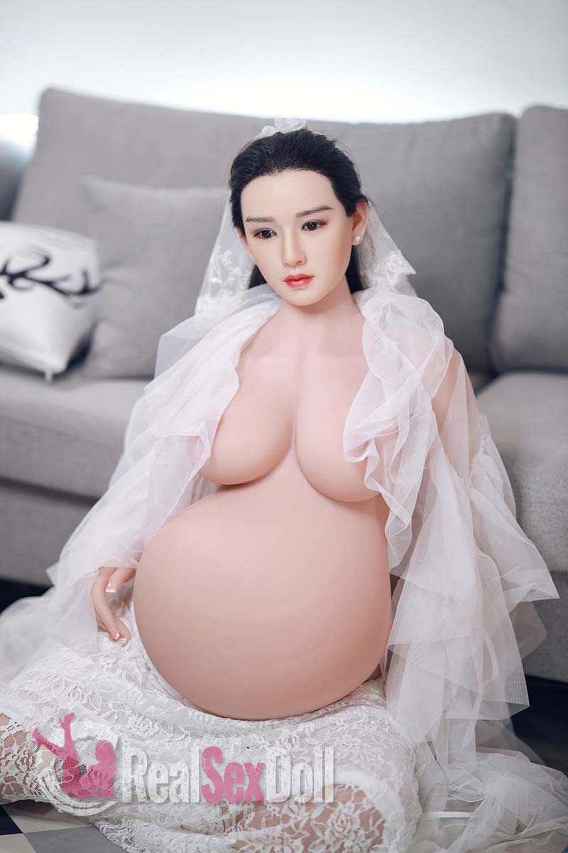 160cm /5ft3 E-cup Pregnant Sex Doll Margo vista 4