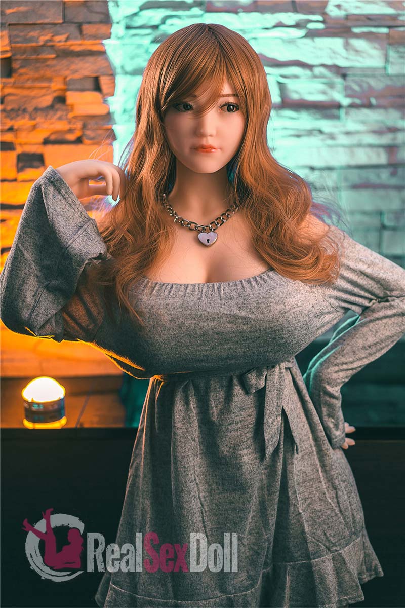 160cm / 5ft3 L-cup Asian BBW Silicone love Doll Coral — 160cm — SILICONE