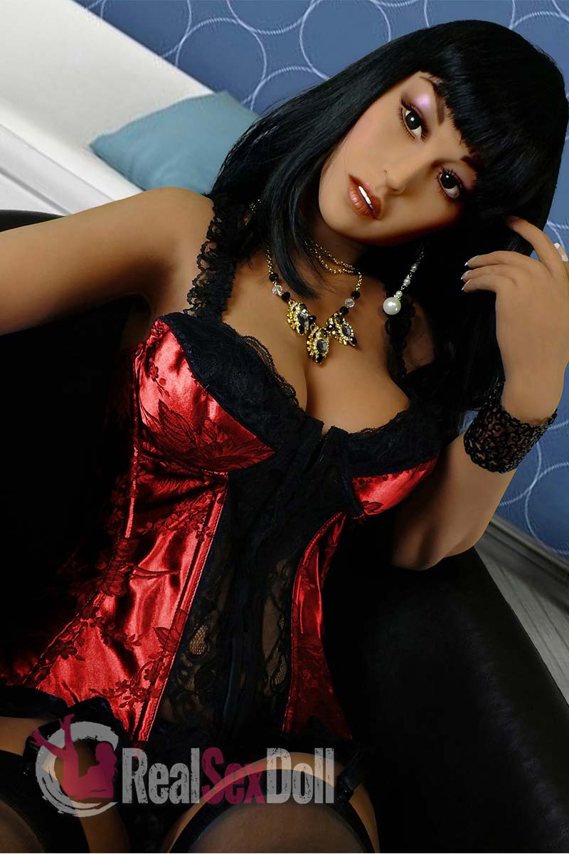 165cm / 5ft5 D-cup Black Sex Doll Moss vista 5
