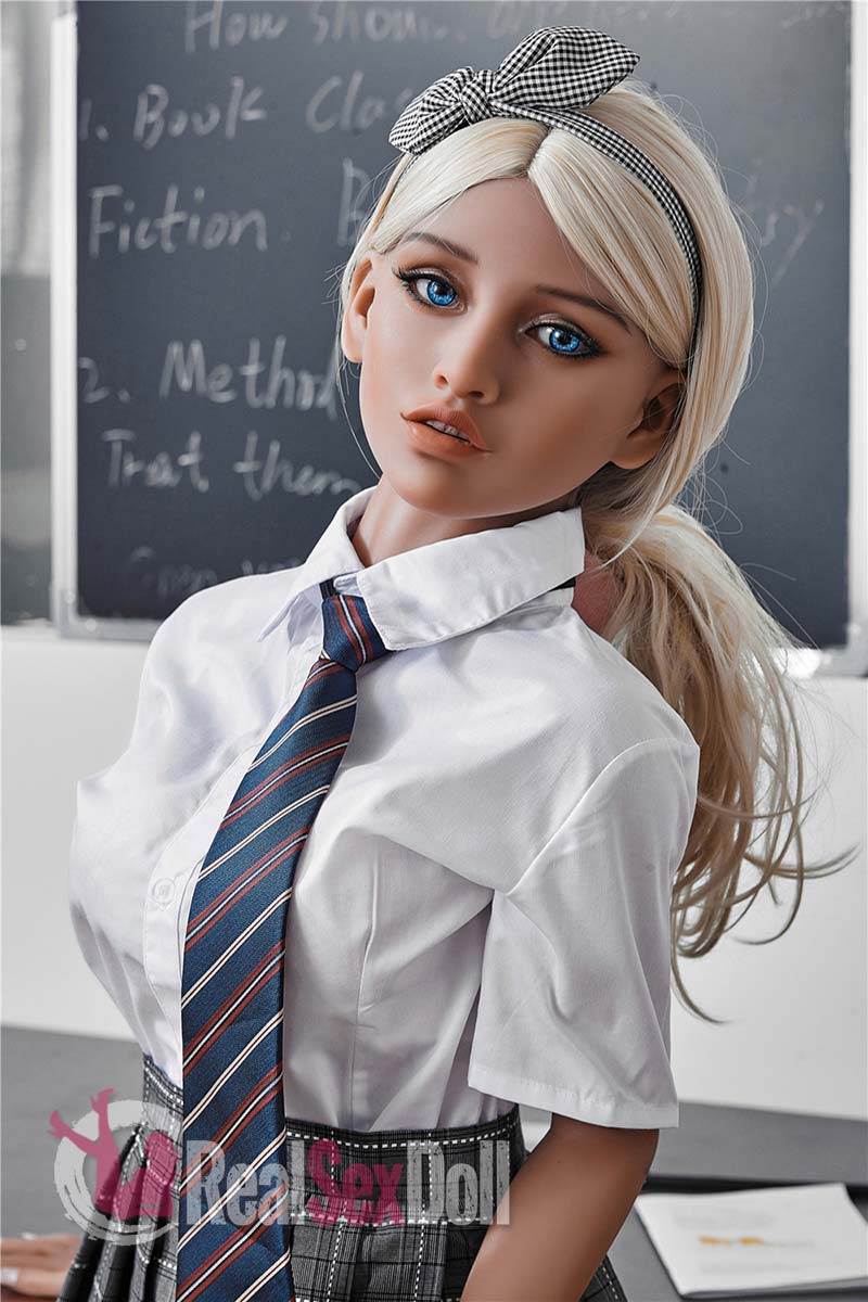 150cm/4ft11 B-Cup Small Breasts Blonde Love Doll Victoria — 150cm — TPE