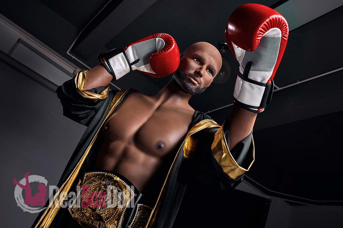 175cm / 5ft9 Ebony Male Sex Doll Kevin vista 4