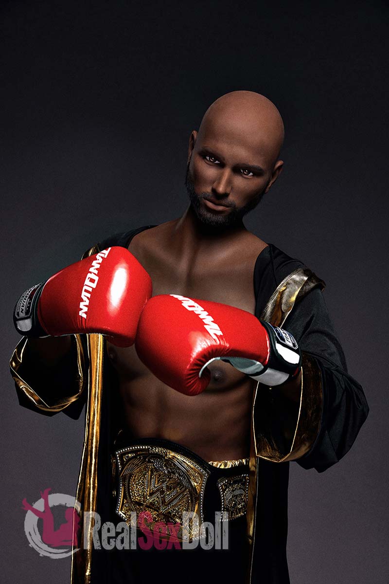 175cm / 5ft9 Ebony Male Sex Doll Kevin vista 8