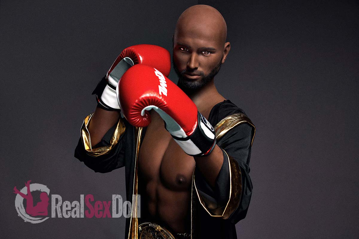 175cm / 5ft9 Ebony Male Sex Doll Kevin vista 6