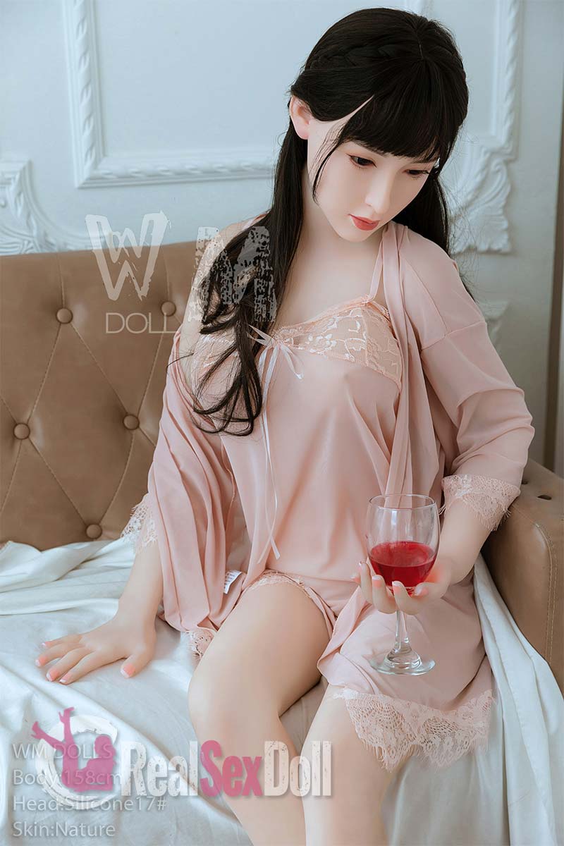 158cm/5ft2 D-cup Asian Sweet Love Doll Milena with Silicone Head vista 3