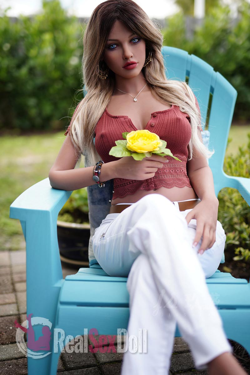 162cm/5ft3 F-cup Blonde Sex Doll Lisa Head #3