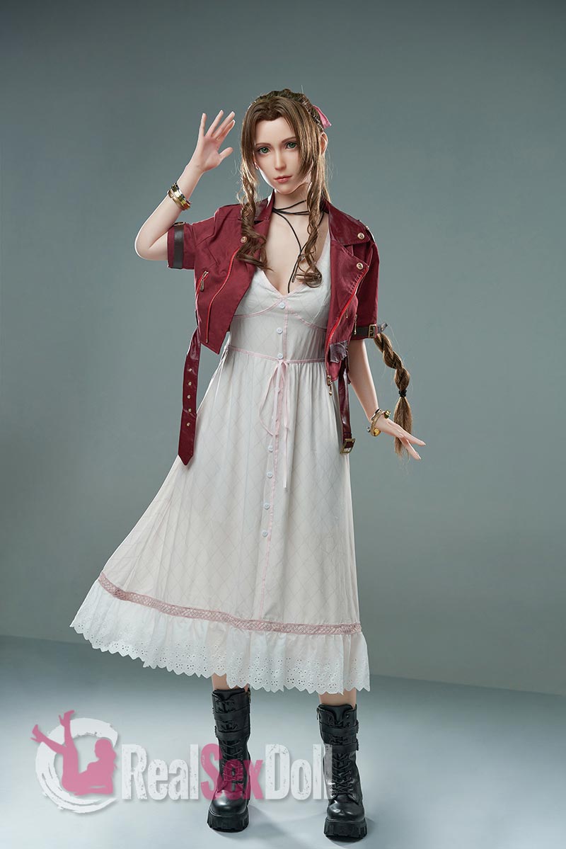Gamelady Doll Aerith Sex Doll Cosplay Outfit (Doll Not Included) — TPE