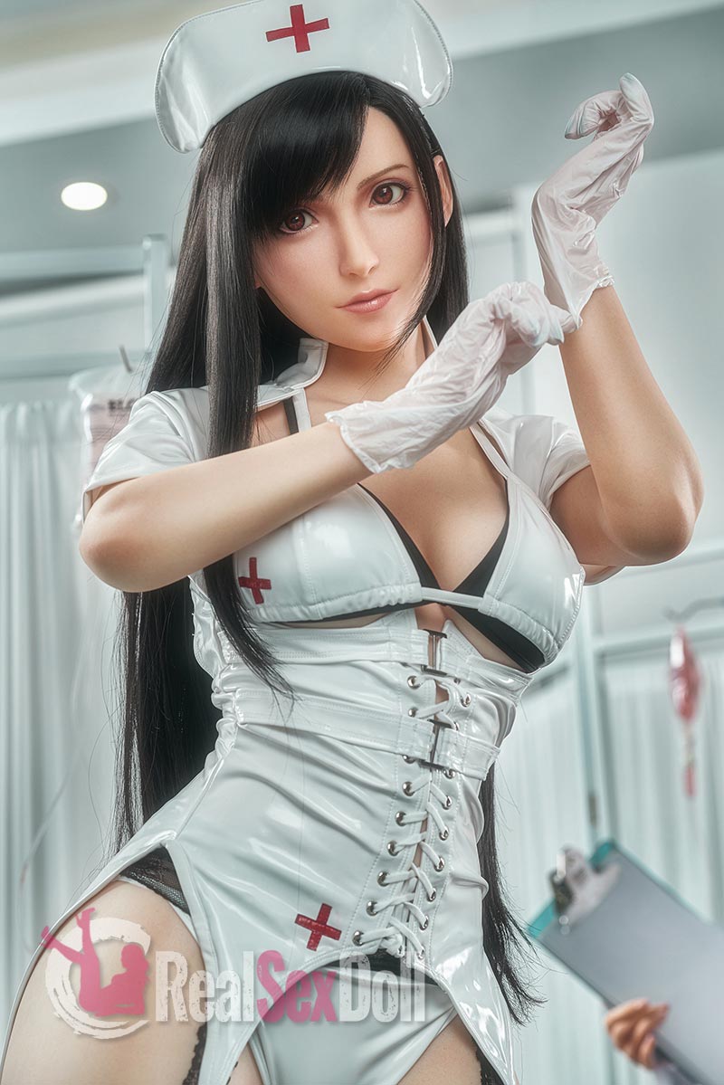 167cm/5ft6 E-Cup Nurse & Doctor Cosplay Silicone Sex Doll — 167cm — SILICONE