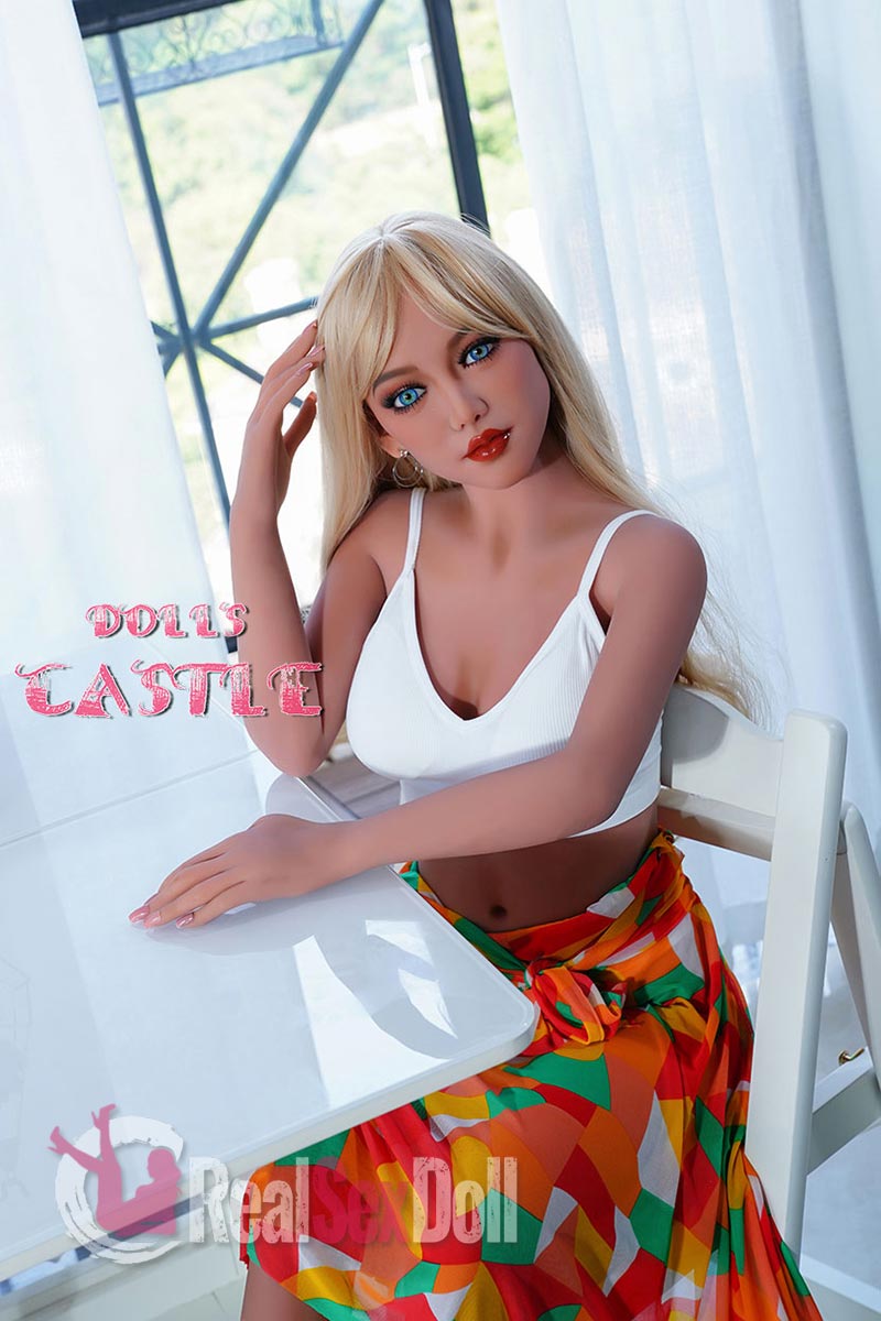 156cm/5ft1 B-cup Blonde Skinny Sex Doll Garin vista 5