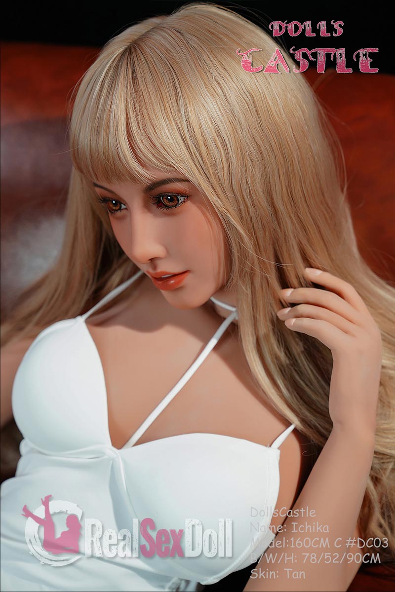 163cm/5ft4 E-cup Blonde Curvy Sex Doll vista 4