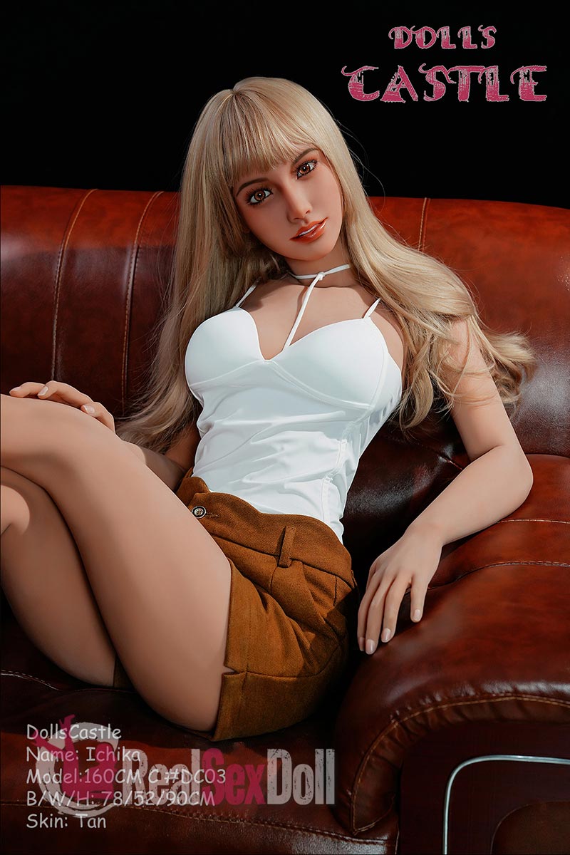 163cm/5ft4 E-cup Blonde Curvy Sex Doll vista 7