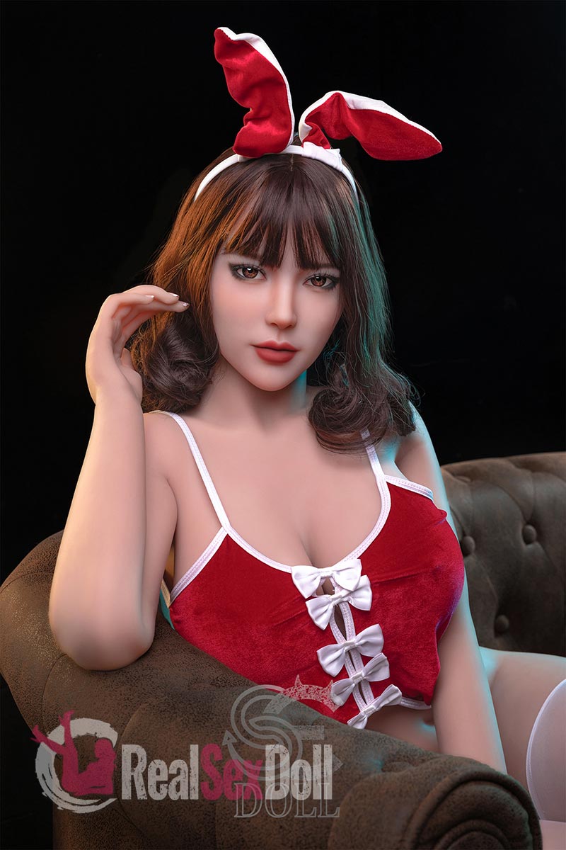 151cm/4ft11 H-cup Bunny Curvy Sex Doll Yvette vista 5