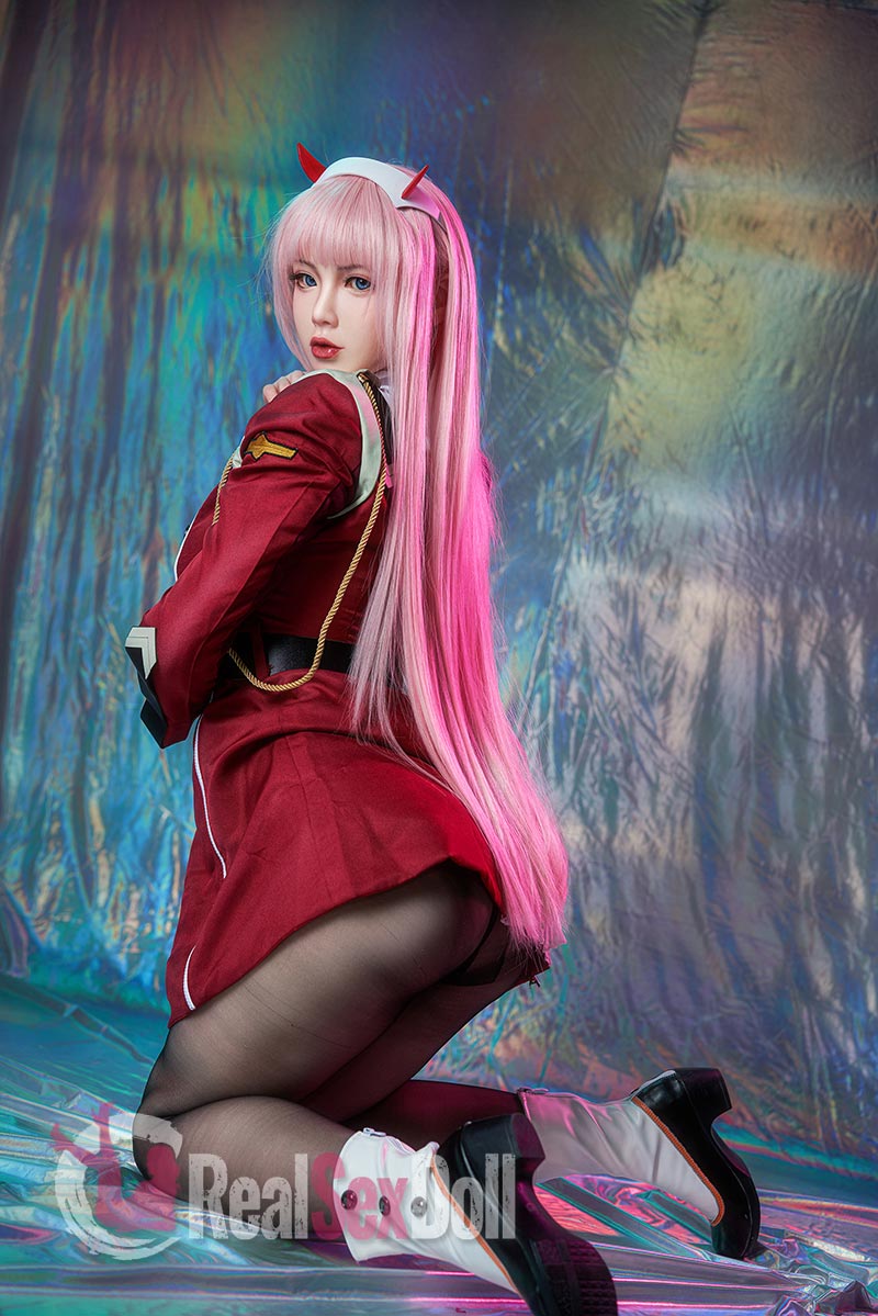 Sex Doll Clothing Zero Two Love Doll Cosplay Outfit (Doll Not Included) vista 4