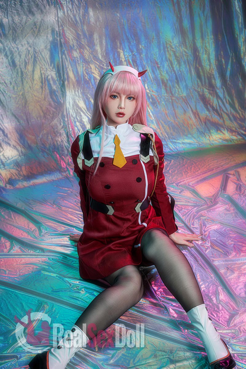 Sex Doll Clothing Zero Two Love Doll Cosplay Outfit (Doll Not Included) vista 3
