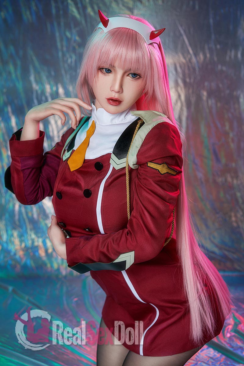 Sex Doll Clothing Zero Two Love Doll Cosplay Outfit (Doll Not Included) vista 2