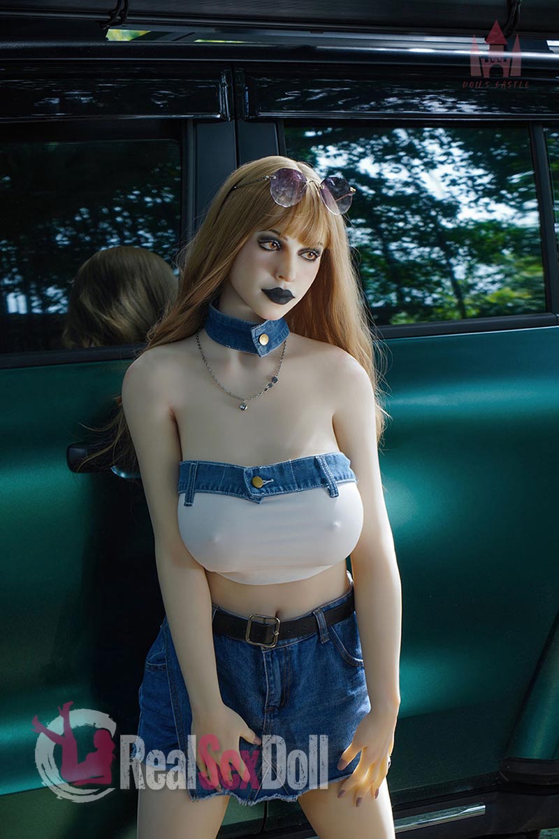 165cm/5ft5 F-cup Blonde Curvy Sex Doll Sybil vista 2