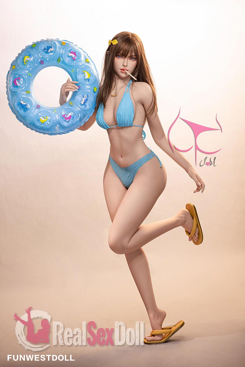 157cm / 5ft2 C-cup Skinny Sex Doll With Blue Bikini Tammy vista 7
