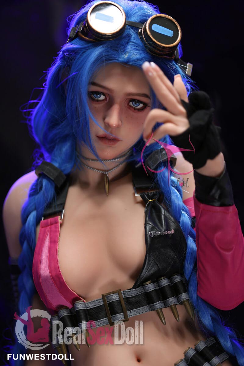 159cm / 5ft2 A-cup Cosplay Assos Jinx STPE Sex Doll [USA Stock]