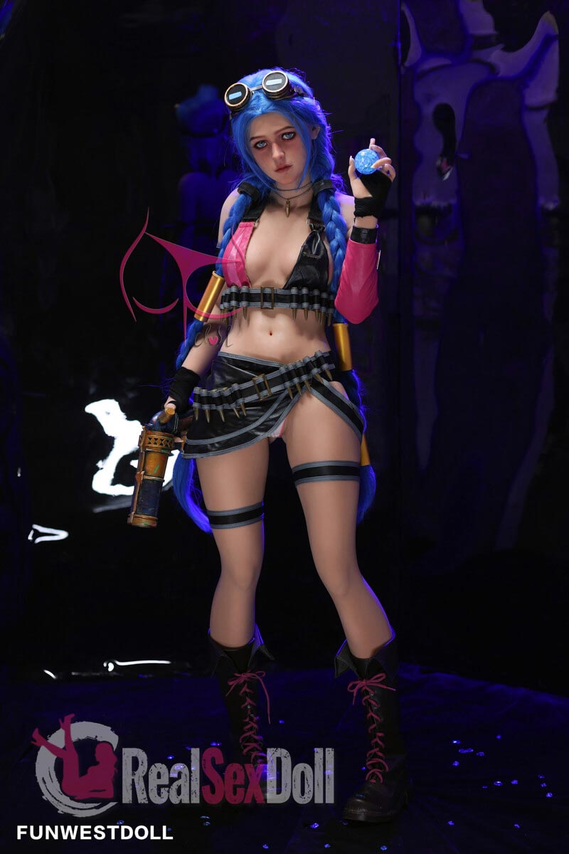 159cm / 5ft2 A-cup Cosplay Assos Jinx STPE Sex Doll [USA Stock] vista 3