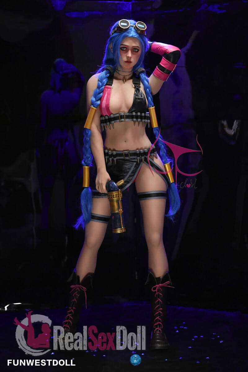 159cm / 5ft2 A-cup Cosplay Assos Jinx STPE Sex Doll [USA Stock] vista 2