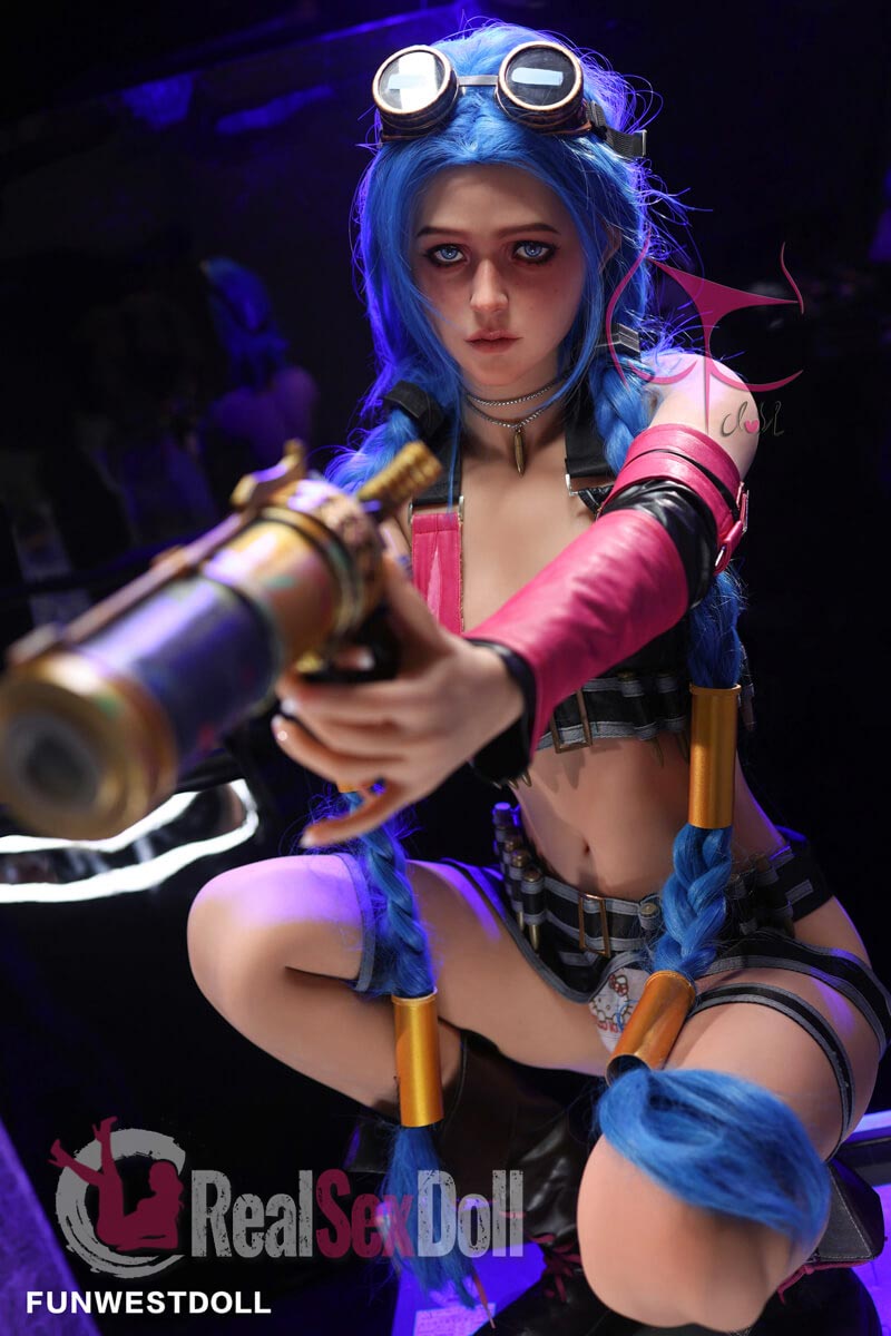 159cm / 5ft2 A-cup Cosplay Assos Jinx STPE Sex Doll [USA Stock] vista 8
