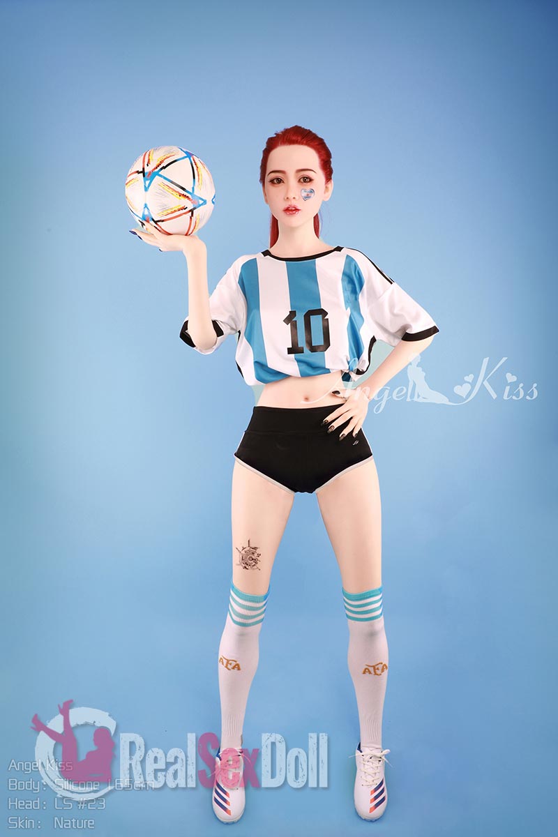 165cm / 5ft5 D-Cup FootBall Lover Silicone Doll With Head LS23 vista 3