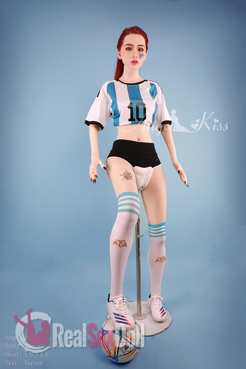 165cm / 5ft5 D-Cup FootBall Lover Silicone Doll With Head LS23 vista 4