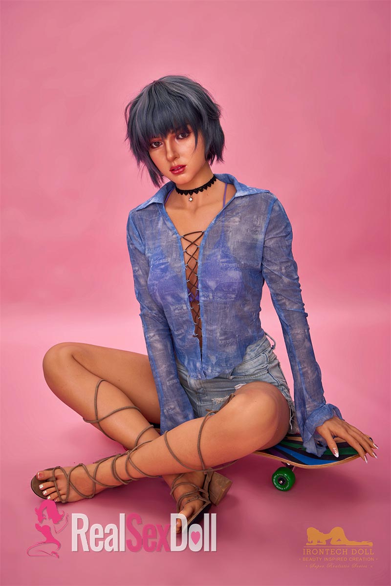 168cm / 5ft6 Skinny Full Silicone Sex Doll Fenny S29 vista 7