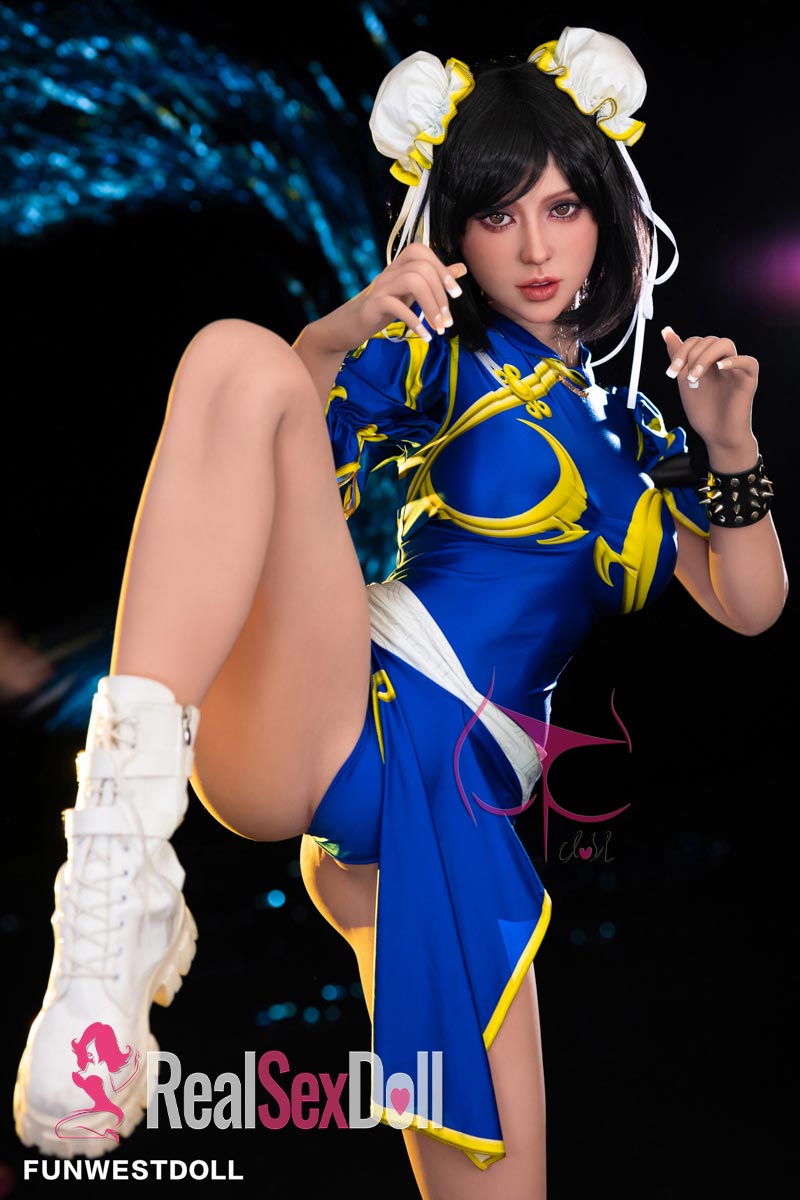155cm / 5ft1 F-cup Cosplay Chun-Li Sex Doll Lucy vista 6