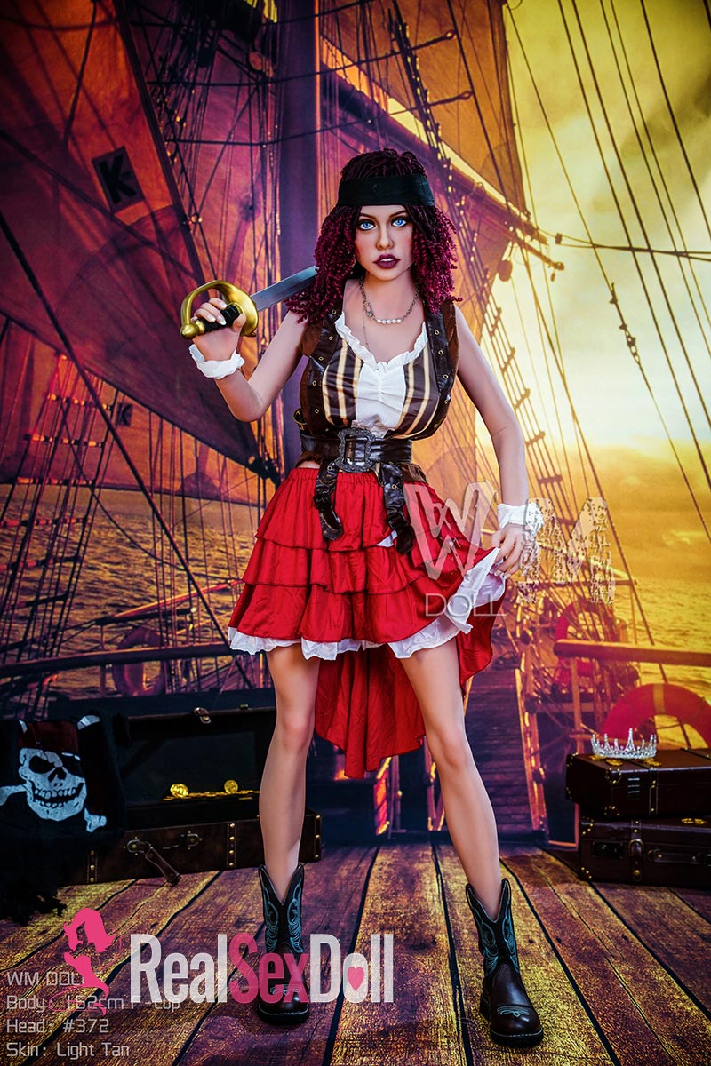 162cm / 5ft4 E-cup Pirate Curvy Love Doll #372 vista 5