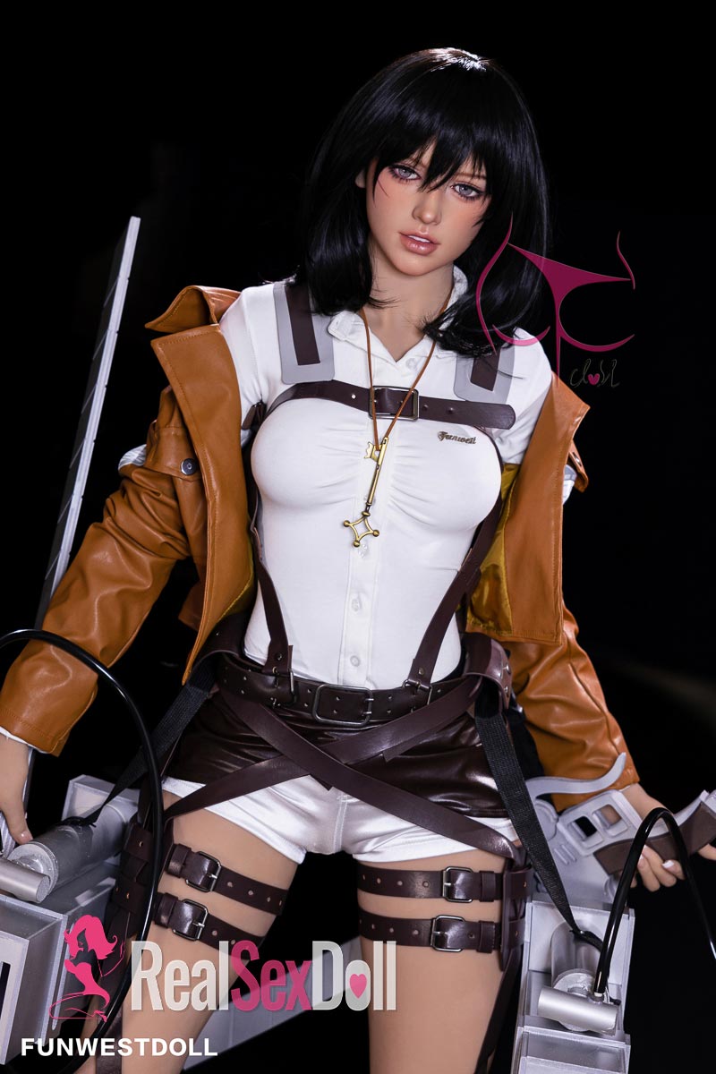 159cm / 5ft2 A-cup Cosplay Skinny Sex Doll Chloe vista 4