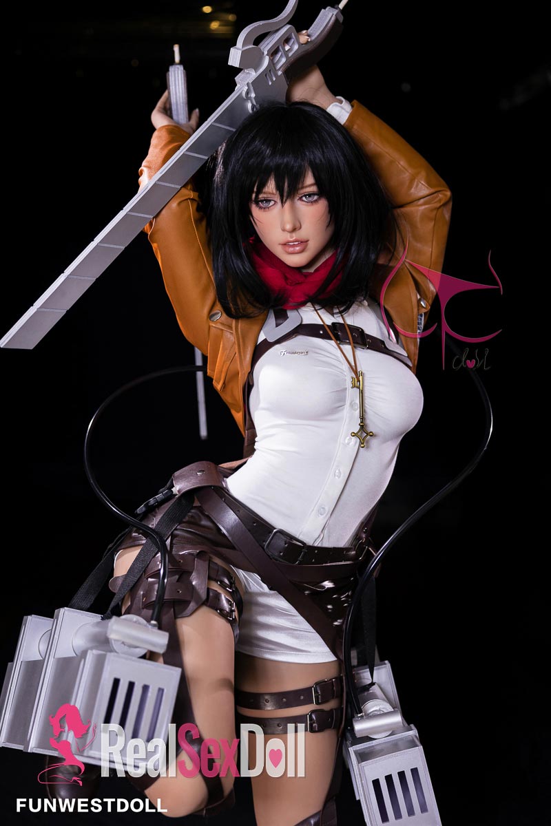 159cm / 5ft2 A-cup Cosplay Skinny Sex Doll Chloe vista 3