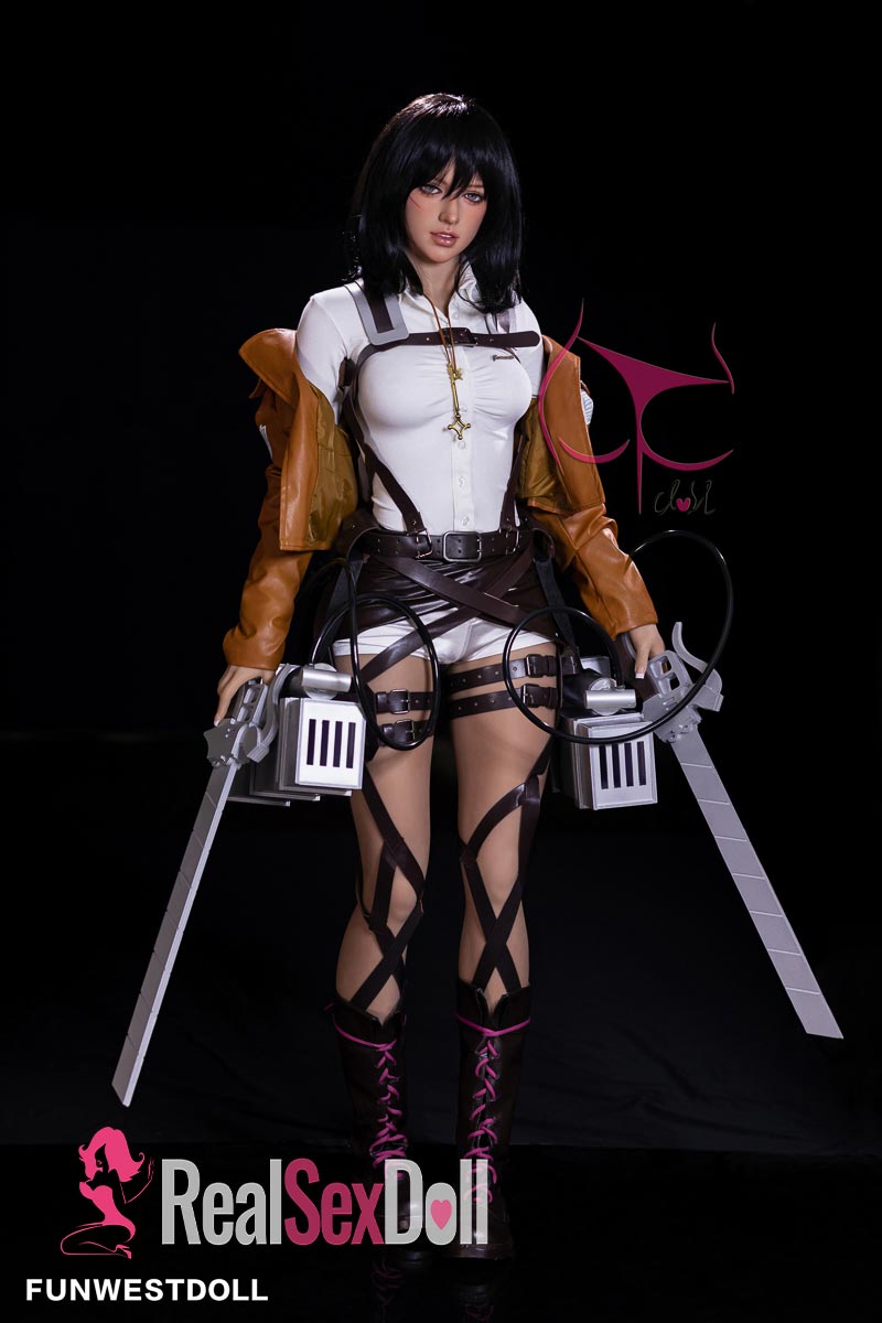 159cm / 5ft2 A-cup Cosplay Skinny Sex Doll Chloe vista 2