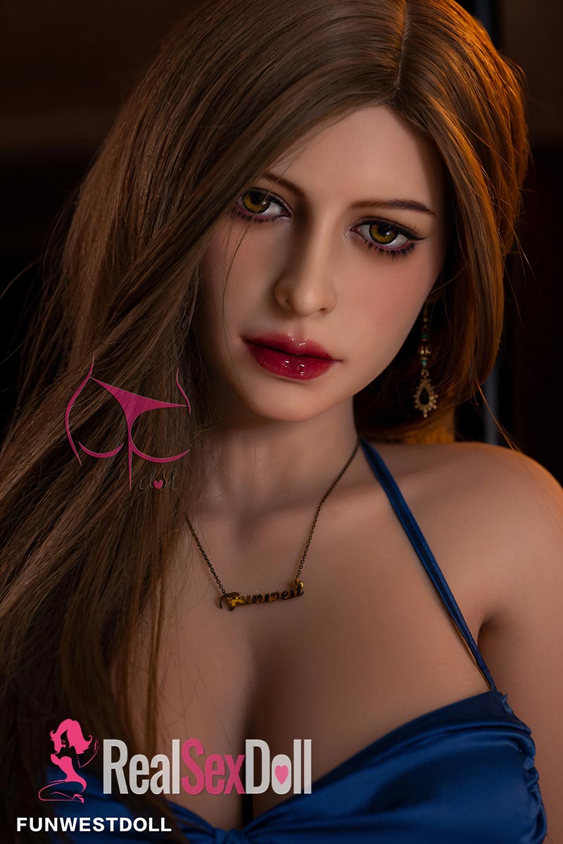 162cm / 5ft3 F-cup Sexy Blue Dress TPE Sex Doll Zoey vista 6