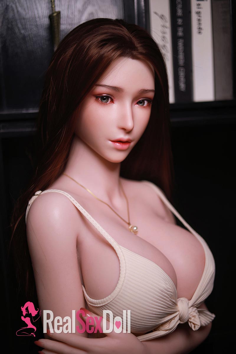 161cm / 5ft3 E-cup Full Silicone Black Hair Sex Doll YanLing vista 6