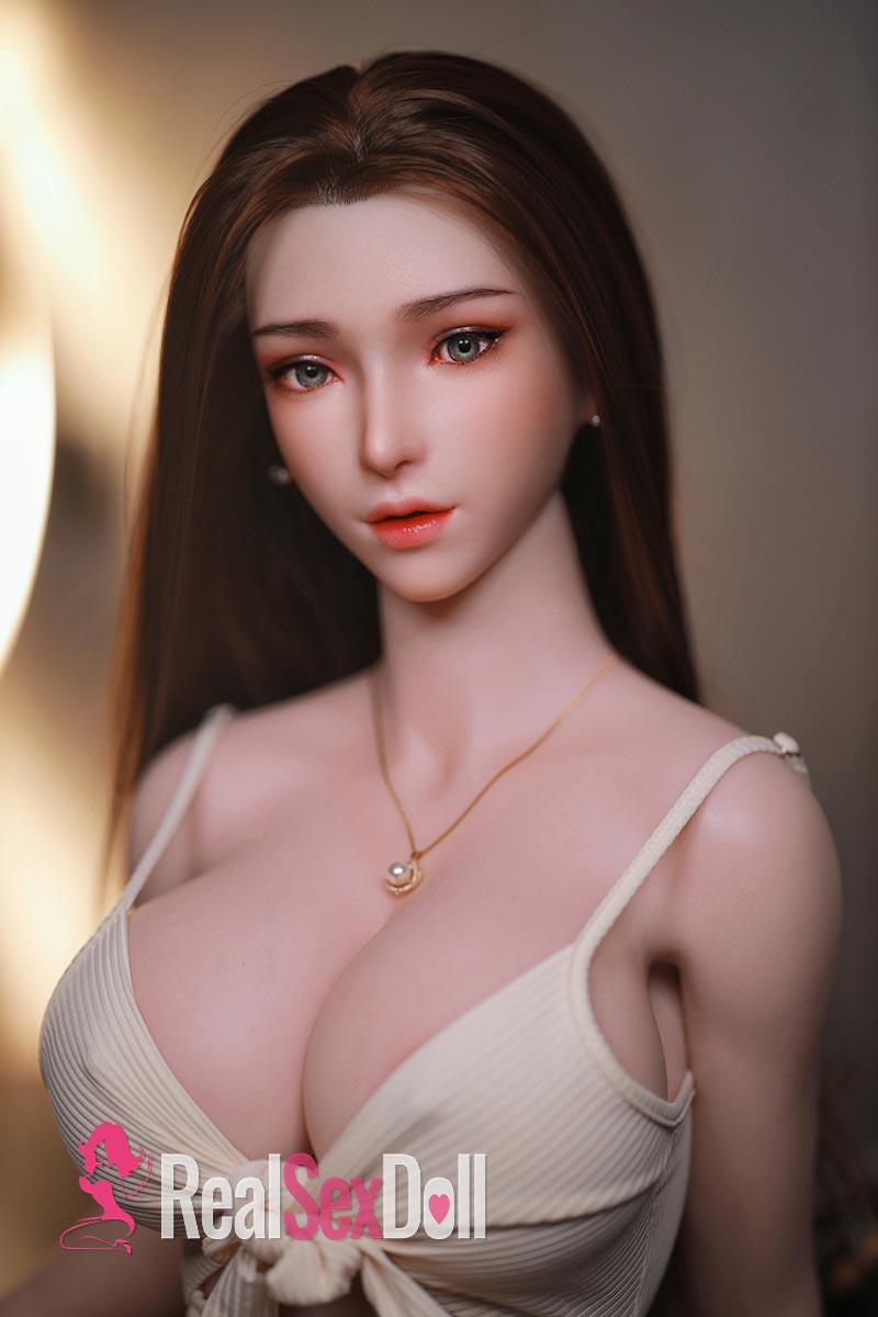 161cm / 5ft3 E-cup Full Silicone Black Hair Sex Doll YanLing vista 5