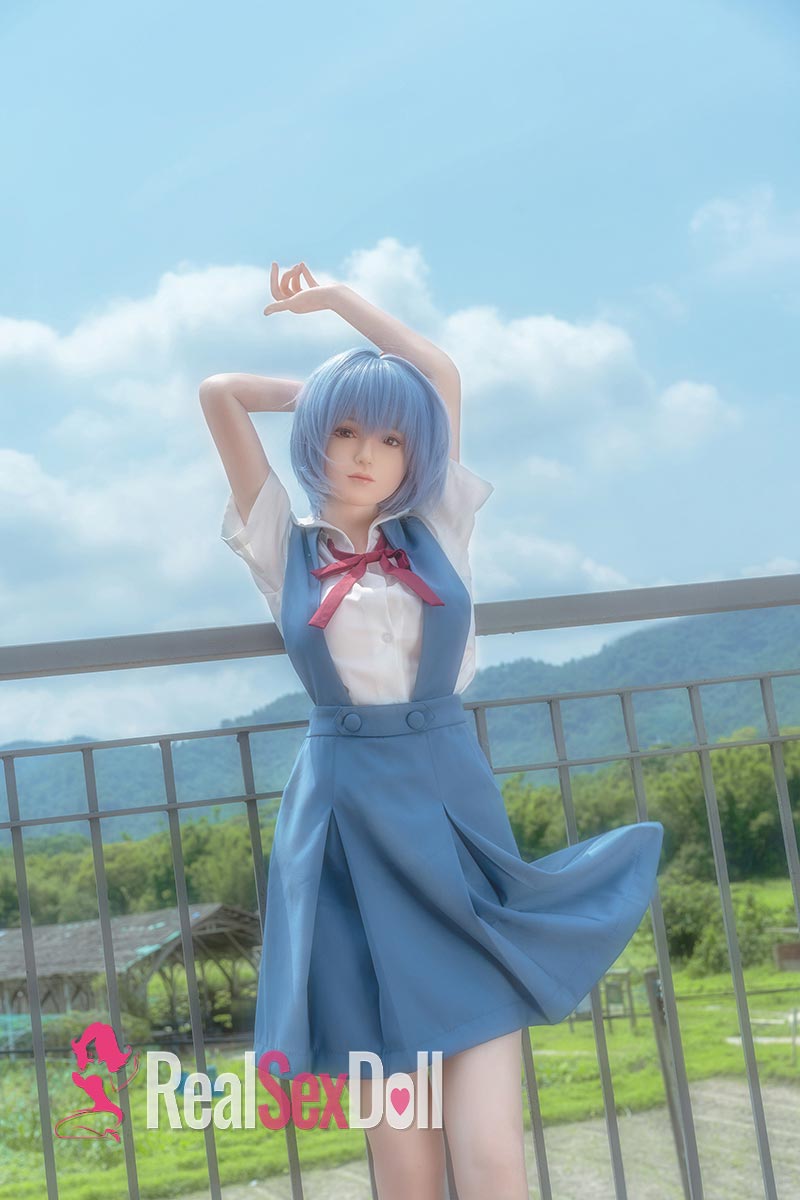 156cm / 5ft1 F-cup Cosplay Anime Silicone Sex Doll vista 4