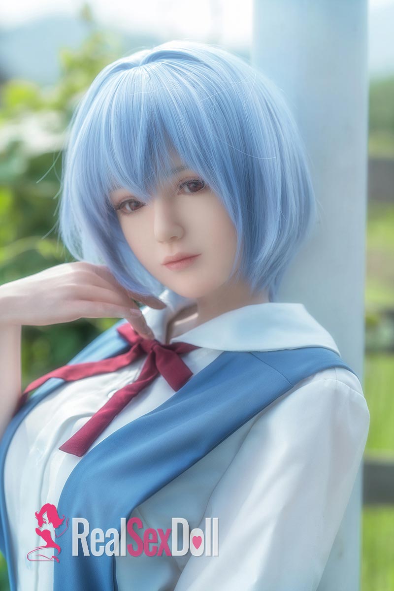 156cm / 5ft1 F-cup Cosplay Anime Silicone Sex Doll vista 3