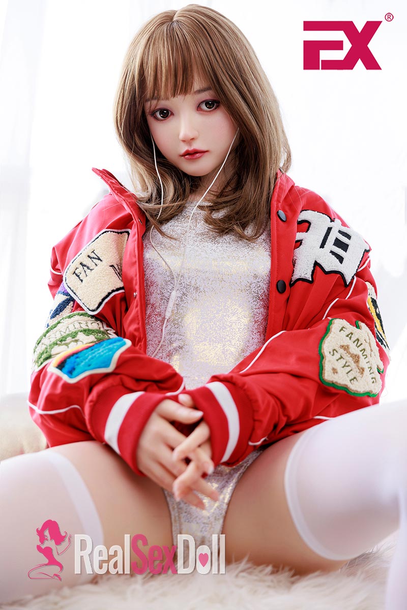 155cm / 5ft1 A Cup Cyberfusion All-in-one Silicone Doll Ruby — 155cm — SILICONE