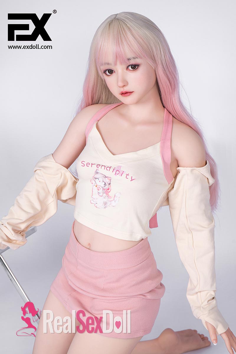 155cm / 5ft1 A Cup Cyberfusion All-in-one Pink Summer Ruby — 155cm — SILICONE