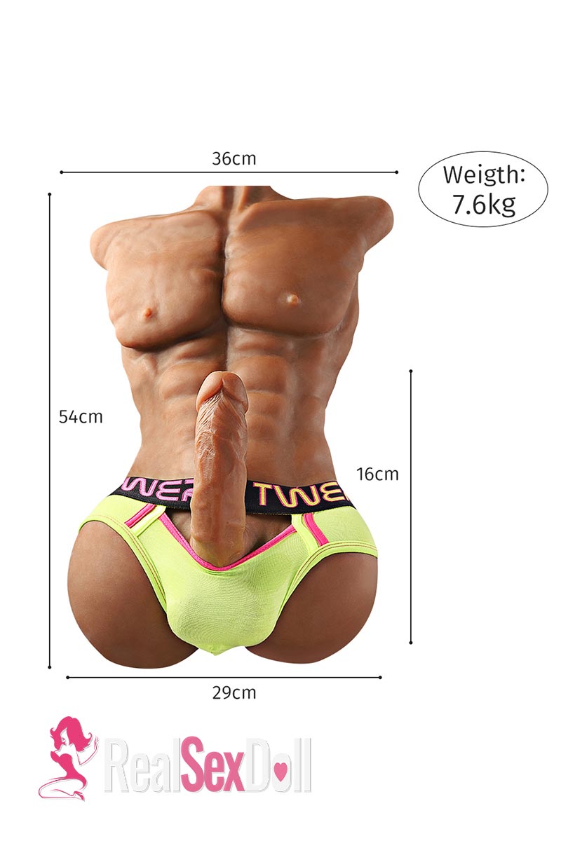 54cm 16.8LB Sex Doll Torsos Daniel In Stock — 54cm — TPE
