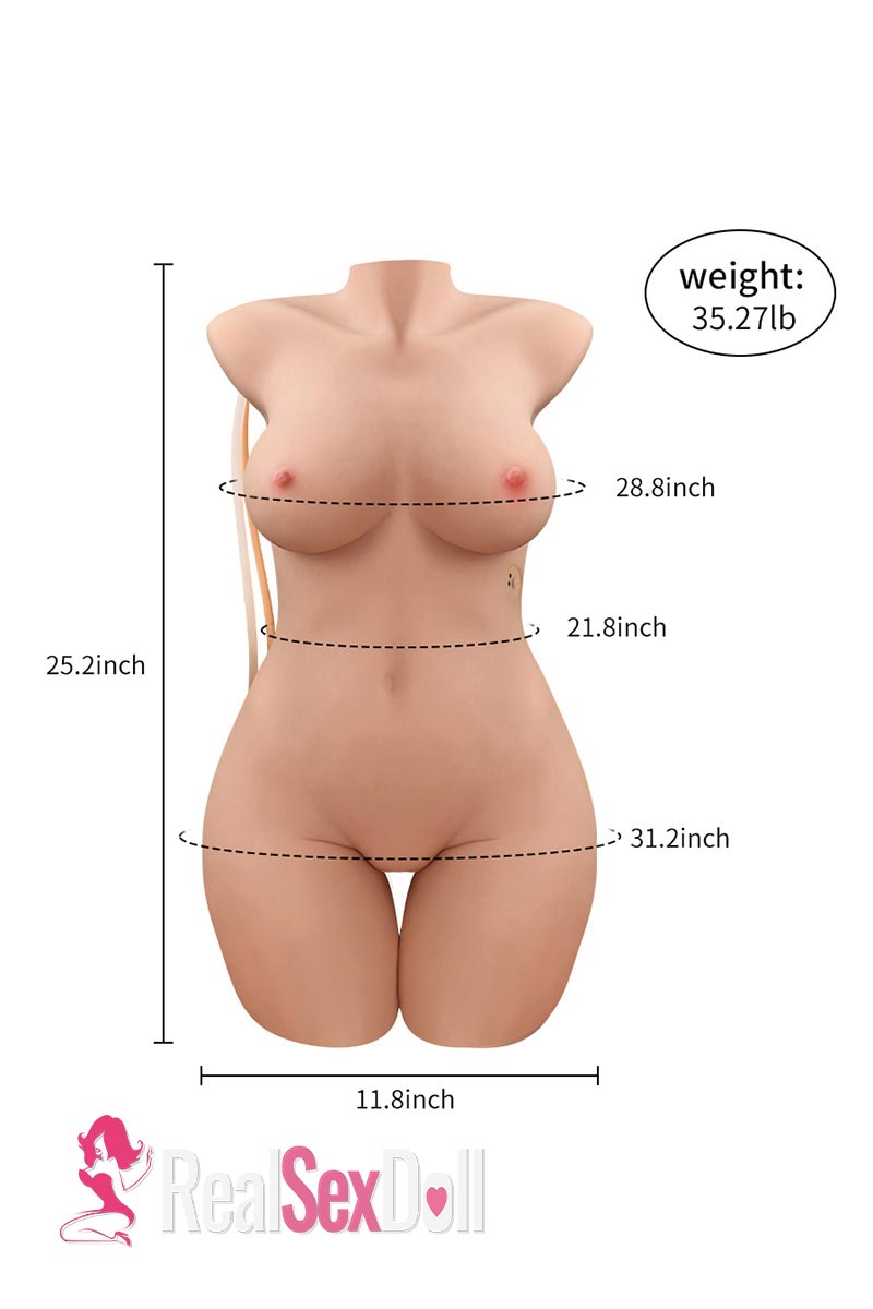 64CM 35.27LB Sex Doll Torsos Automatic Sucking Sex Toy Isabelle vista 3