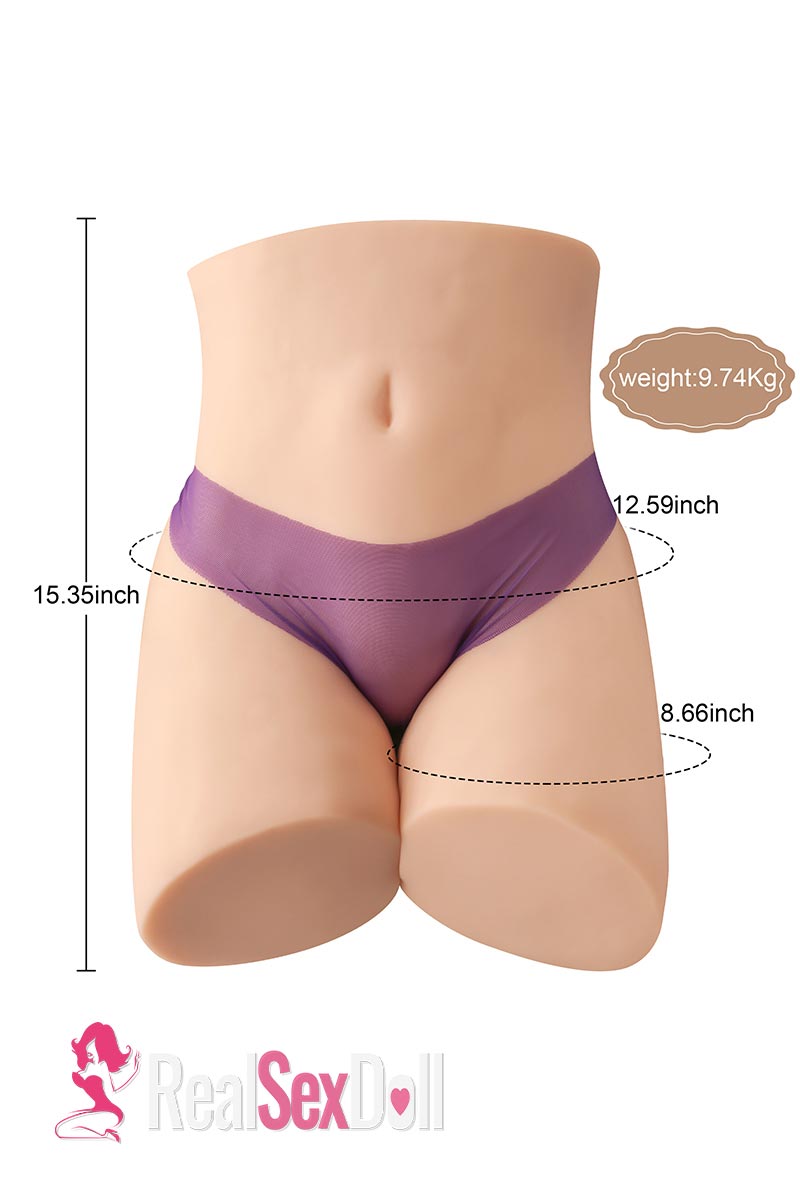 39CM 21.47LB  Sex Doll Torsos Super Realistic Ass Lindsay — 39cm — TPE
