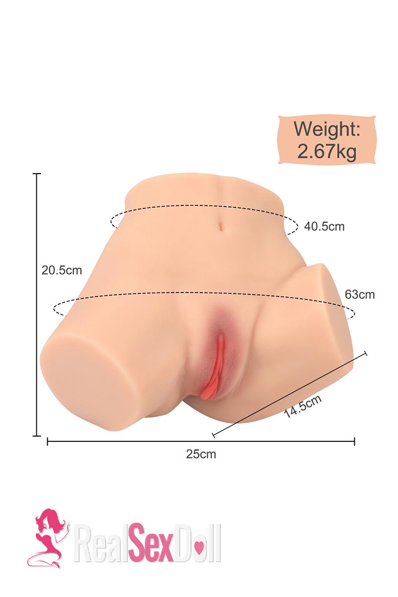20.5CM 7.05LB Super Realistic Ass Male Masturbator Eva — TPE