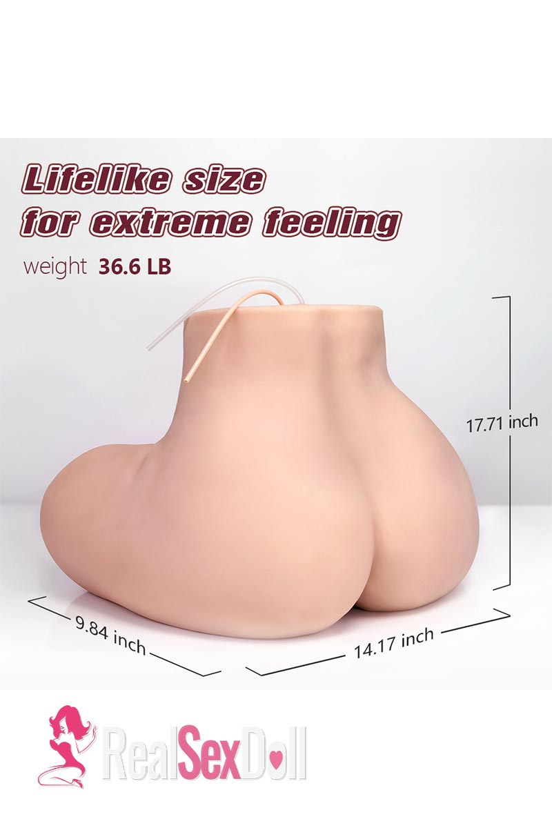 45CM 36.6LB Automatic Sucking Sex Doll Torsos Ingrid — 45cm — TPE