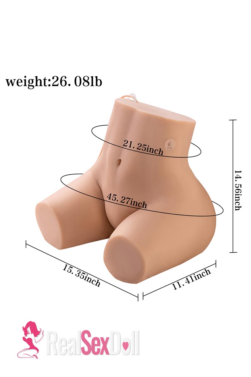 37CM 26.08LB Automatic Sucking Super Realistic Ass Phoebe — 37cm — TPE